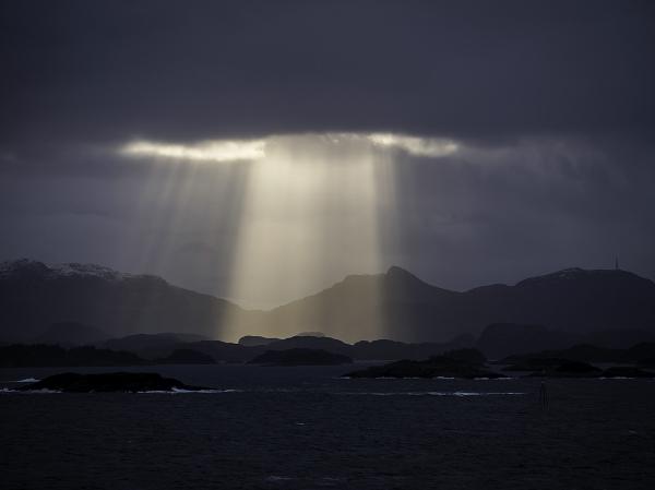 Lichtstimmung nach einem Gewitter in Norwegen