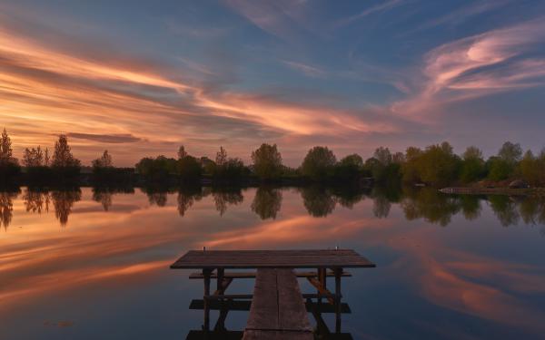 Abend am See