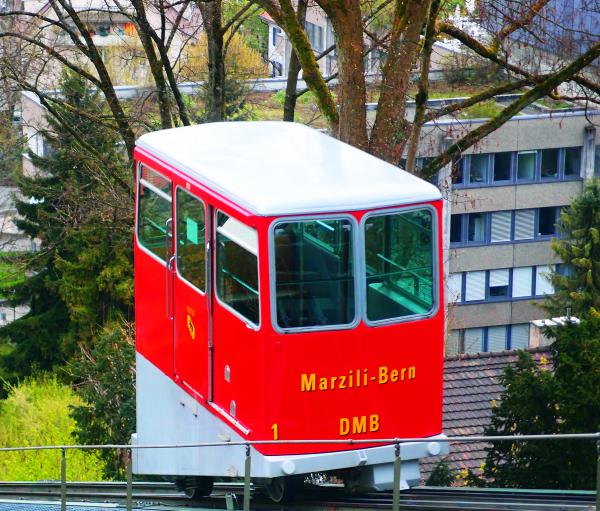 die Marzilibahn in Bern...