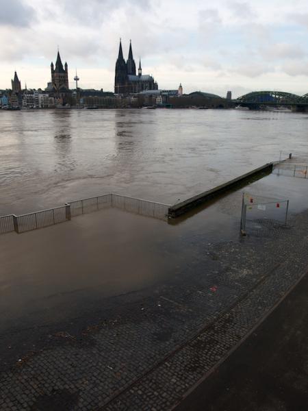 Hochwasser Köln Jan 2011