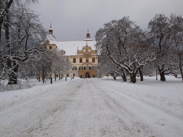Schloss Eggenberg im Winter