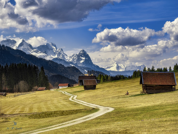 Freiraum mit Zugspitzblick