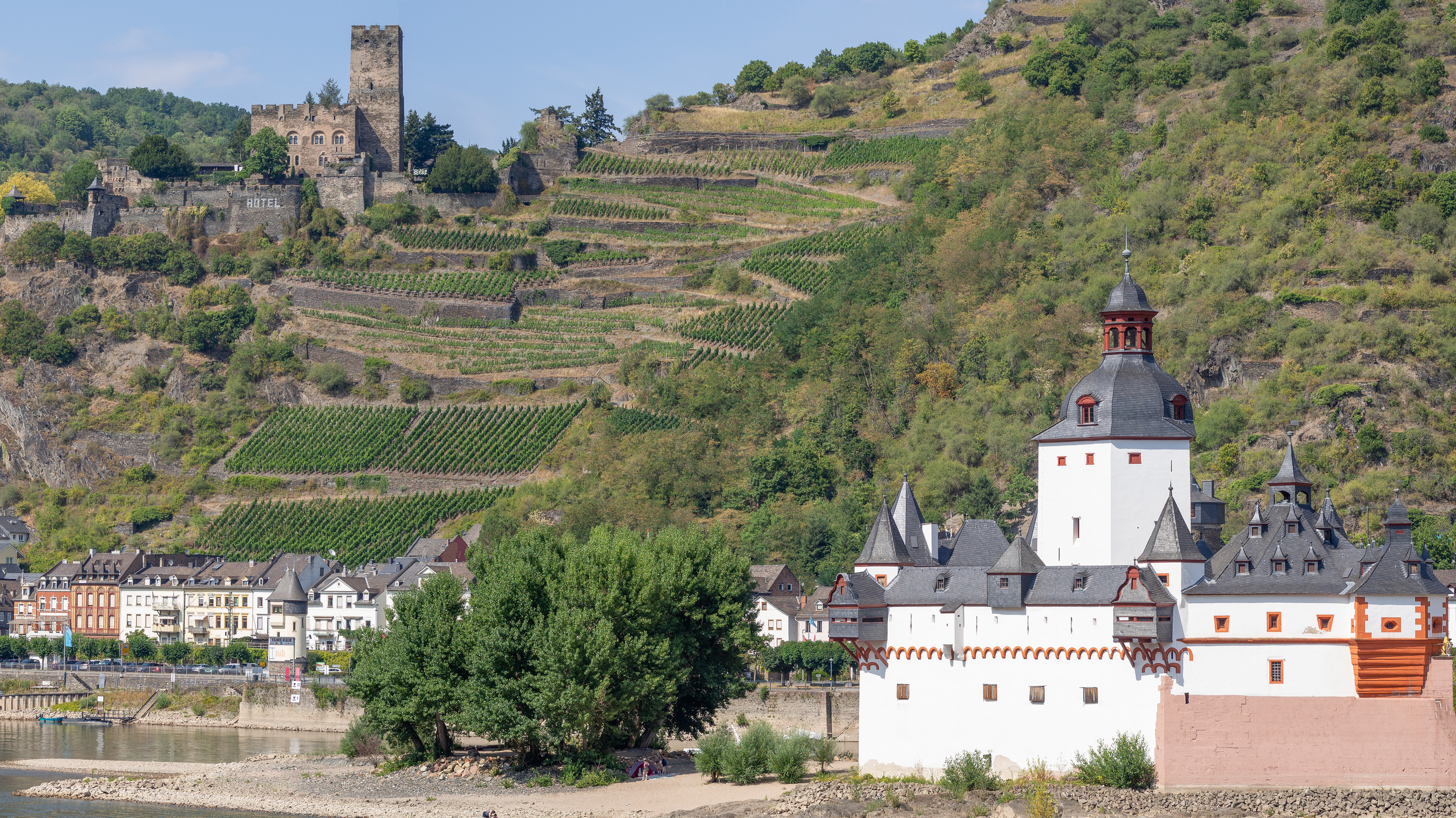 Burgen Pfalzgrafenstein und Gutenfels